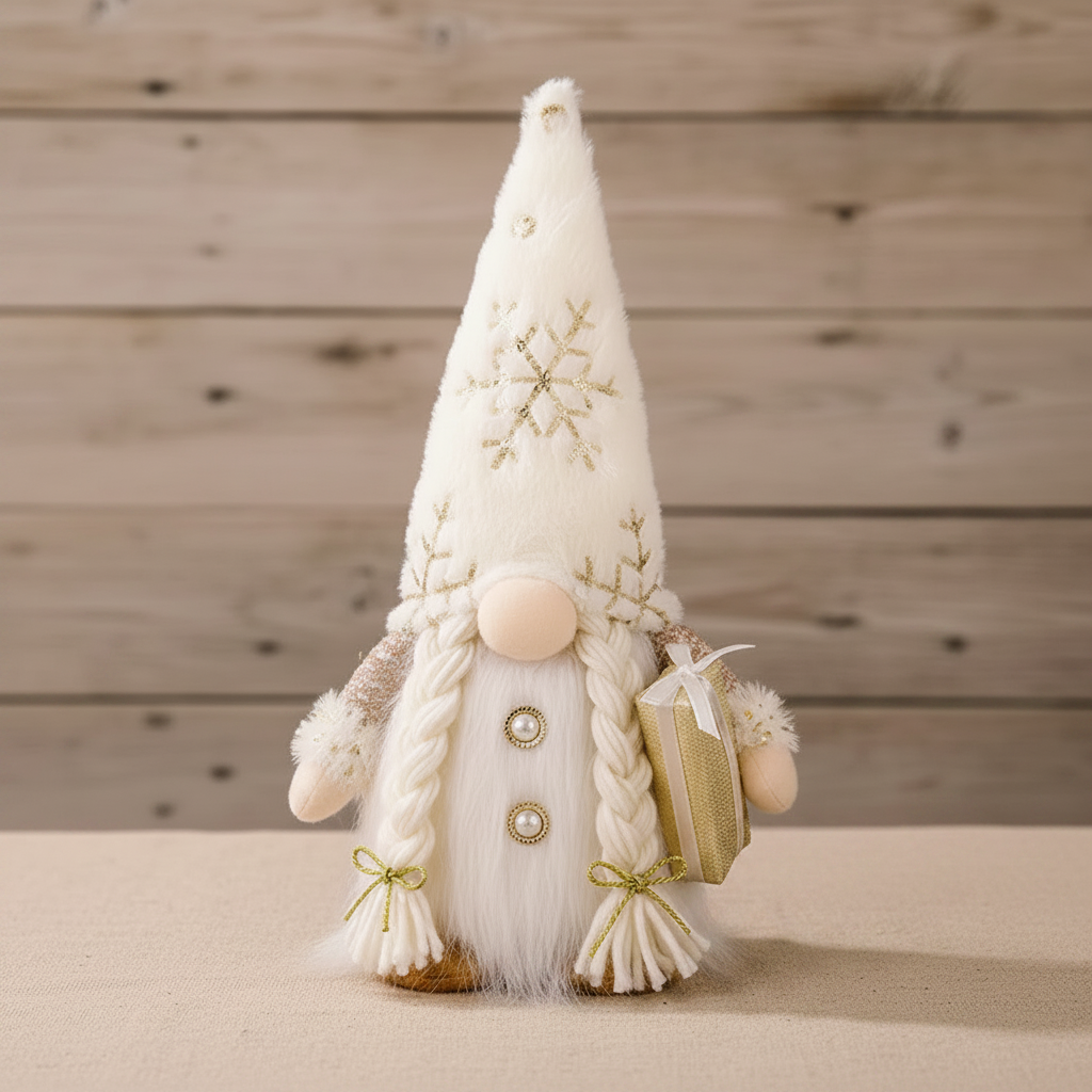 Light Up Farmhouse Christmas Gnomes