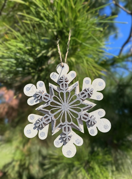 Wooden Snowflake