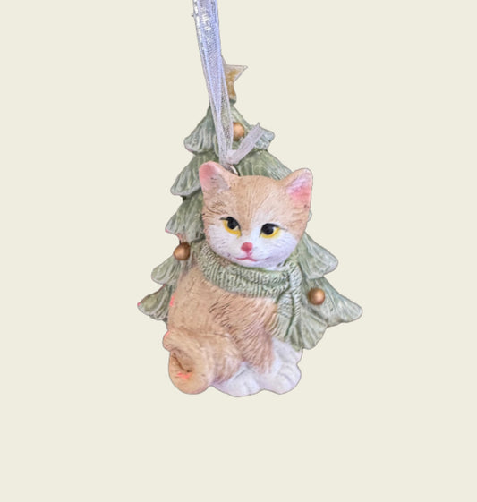 Cat Christmas Ornament