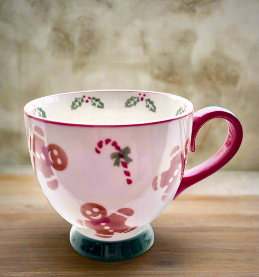 European Style Gingerbread Christmas Mug