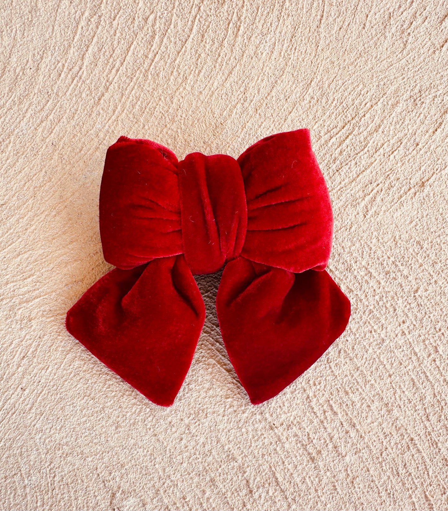 Classic Red Velvet Bow (Small)